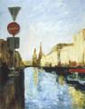 "Canal View St. Petersburg #1", 1998, oil on canvas, 12 x 16 in
